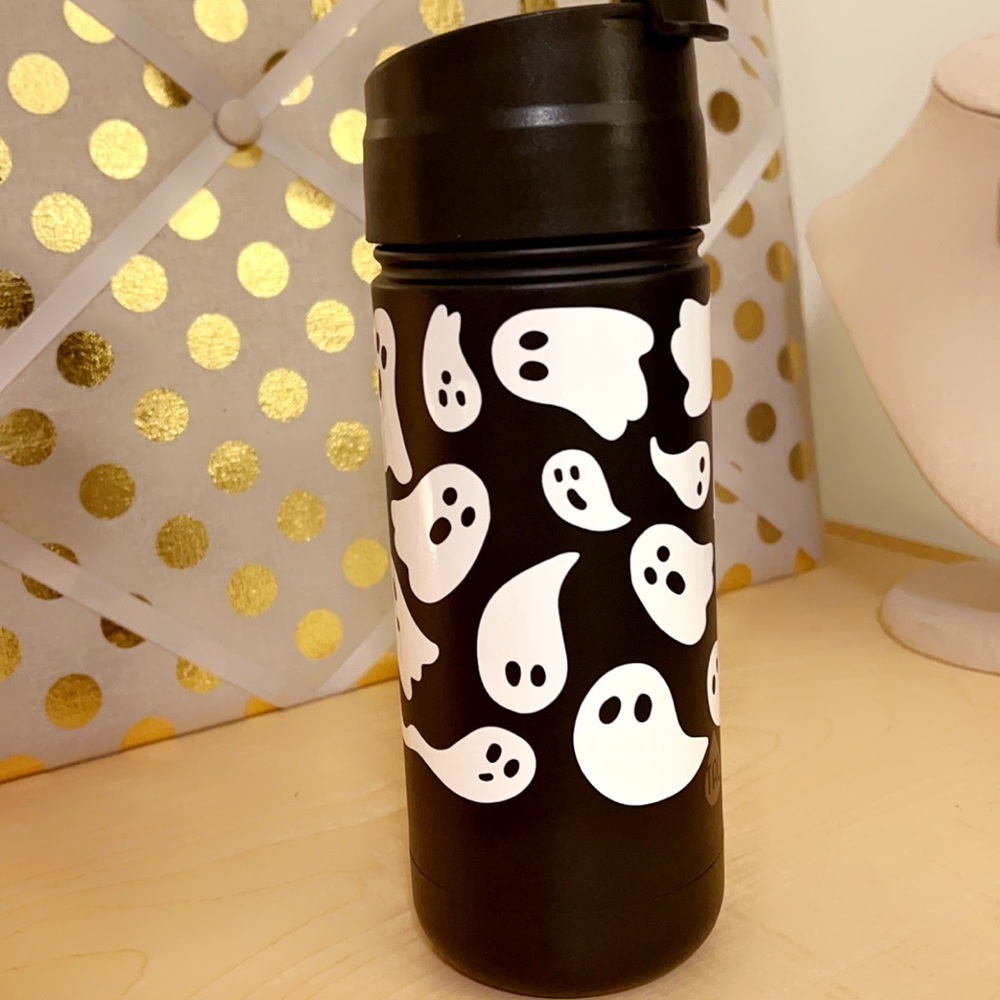 DolledUp Home- 18oz Spooky Season Ghost Coffee Tumbler- Halloween- To Go Cup - Picture 1 of 2